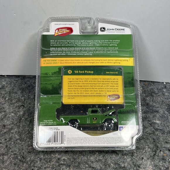 2008 Johnny Lightning 1959 Ford Pickup John Deere HTF - NEW 1:64 - Picture 4 of 8